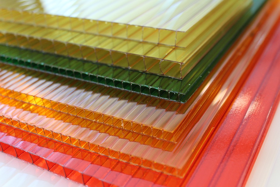 colorful polycarbonate sheets