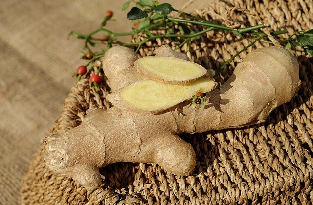 common ginger roots
